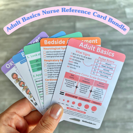 Adult Basics Reference Card Bundle
